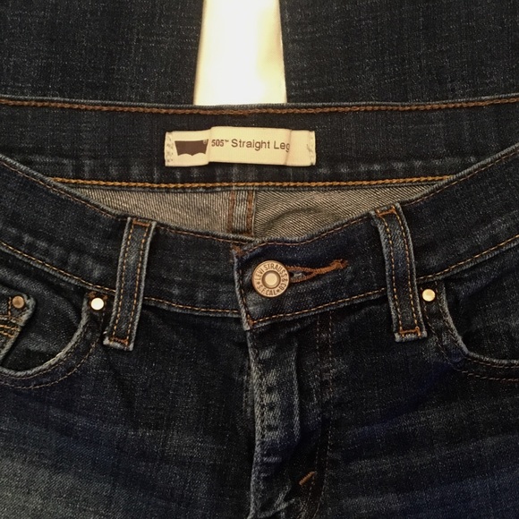 Levi’s 505 Jeans Straight Leg Stretch Size 30 x 30 - Picture 8 of 8